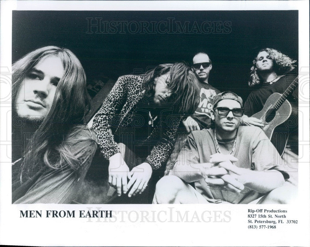 1994 Music Group Men From Earth Press Photo - Historic Images