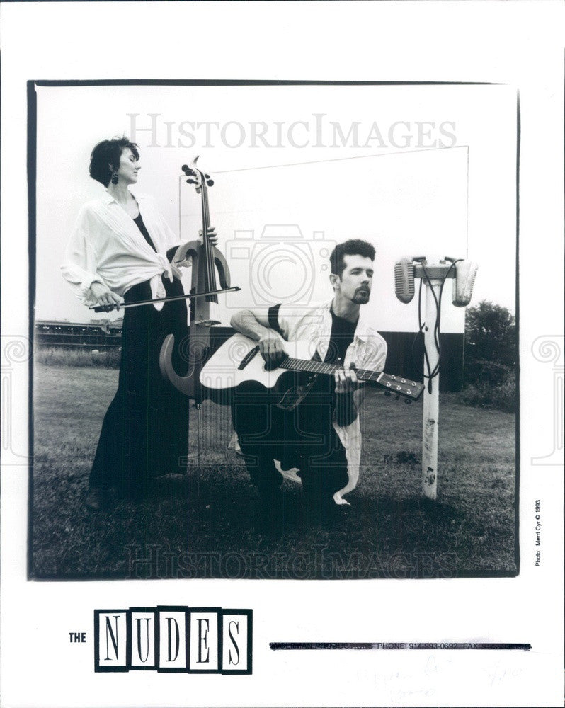 1994 Music Group The Nudes Press Photo - Historic Images