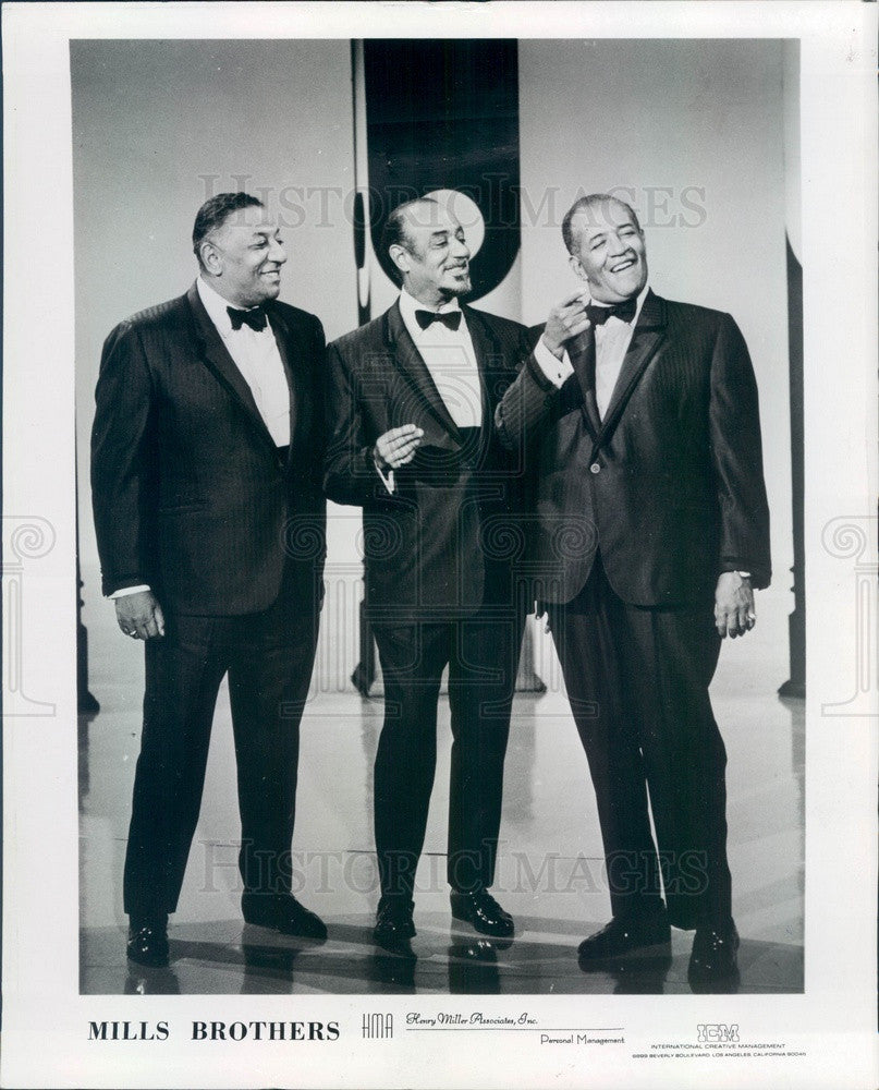 Undated Jazz/Pop Quartet The Mills Brothers Press Photo - Historic Images