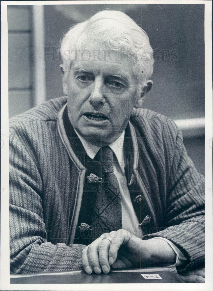 1980 Environmentalist David Brower Sierra Club Foundation Founder #3 Press Photo - Historic Images