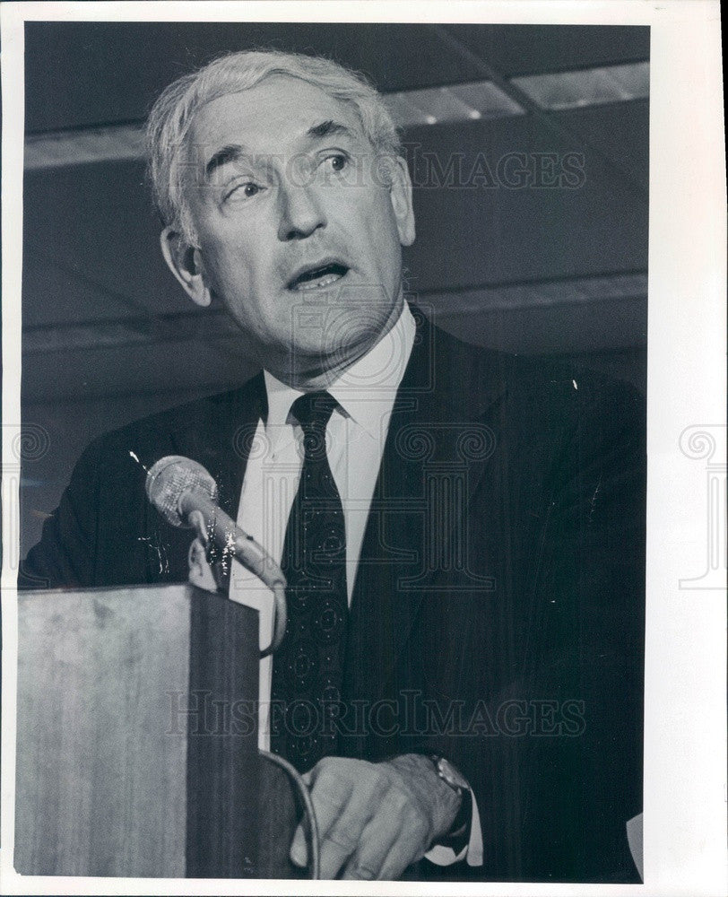 1972 Columbia University Philosophy Professor Dr. Charles Frankel Press Photo - Historic Images