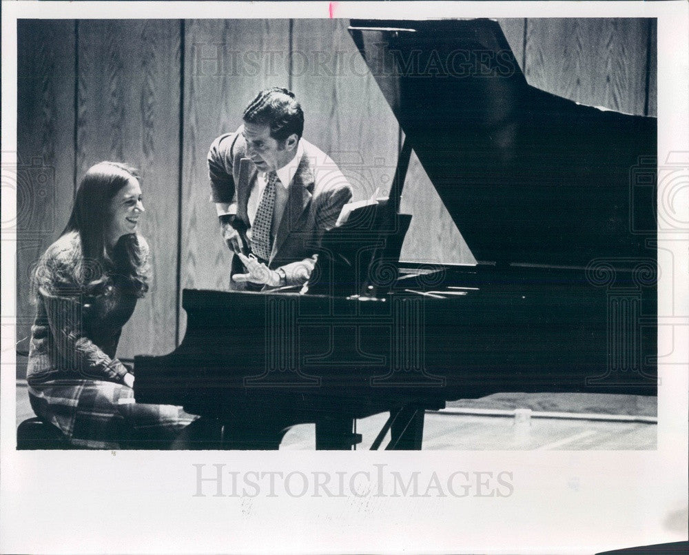1980 Classical Pianist Claude Frank Press Photo - Historic Images
