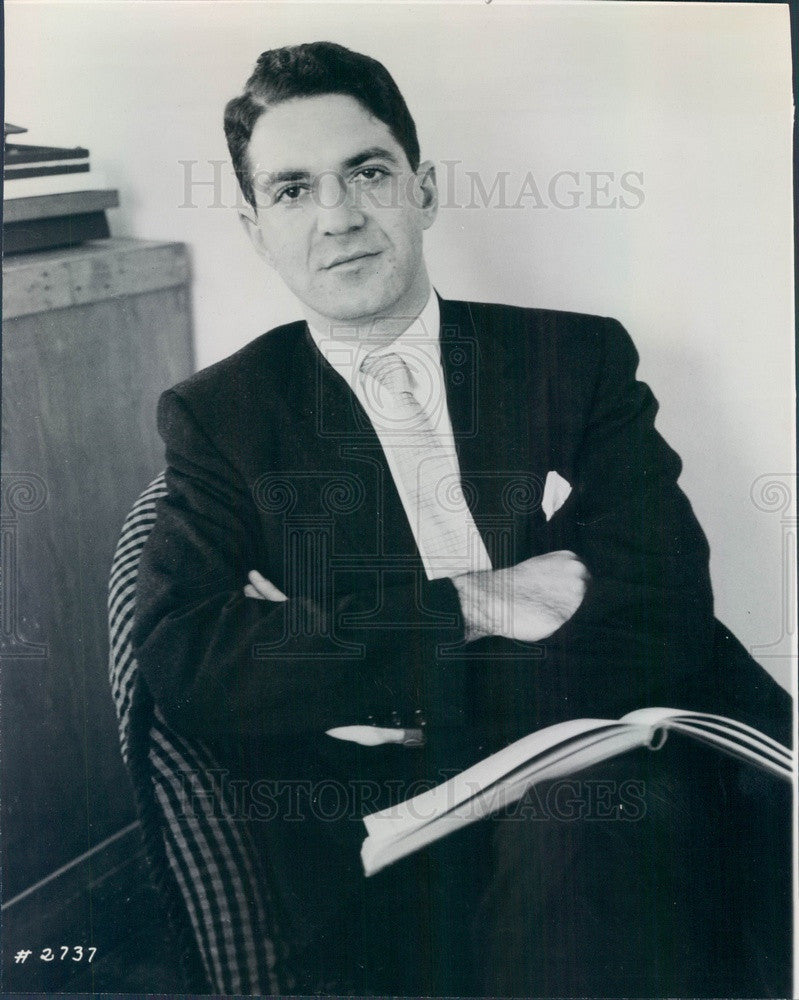 1961 Classical Pianist Claude Frank Press Photo - Historic Images