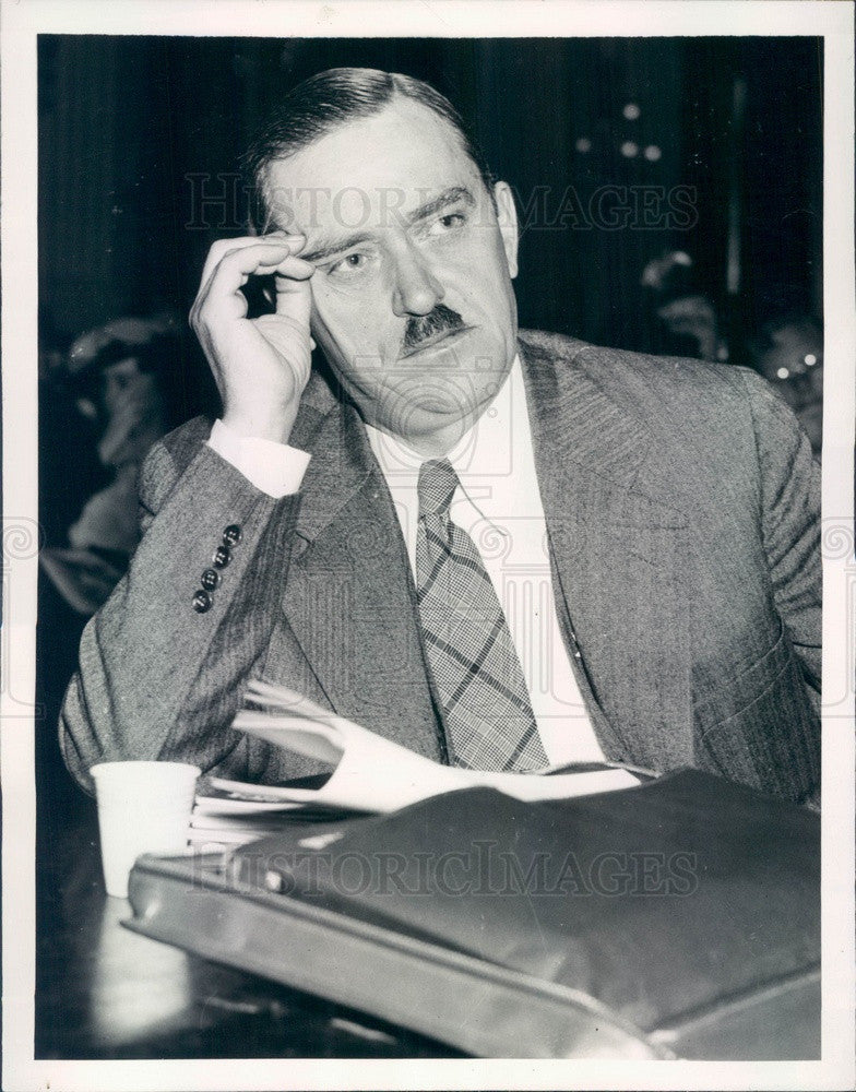 1939 Communist Party of America General Secretary Earl Browder Press Photo - Historic Images