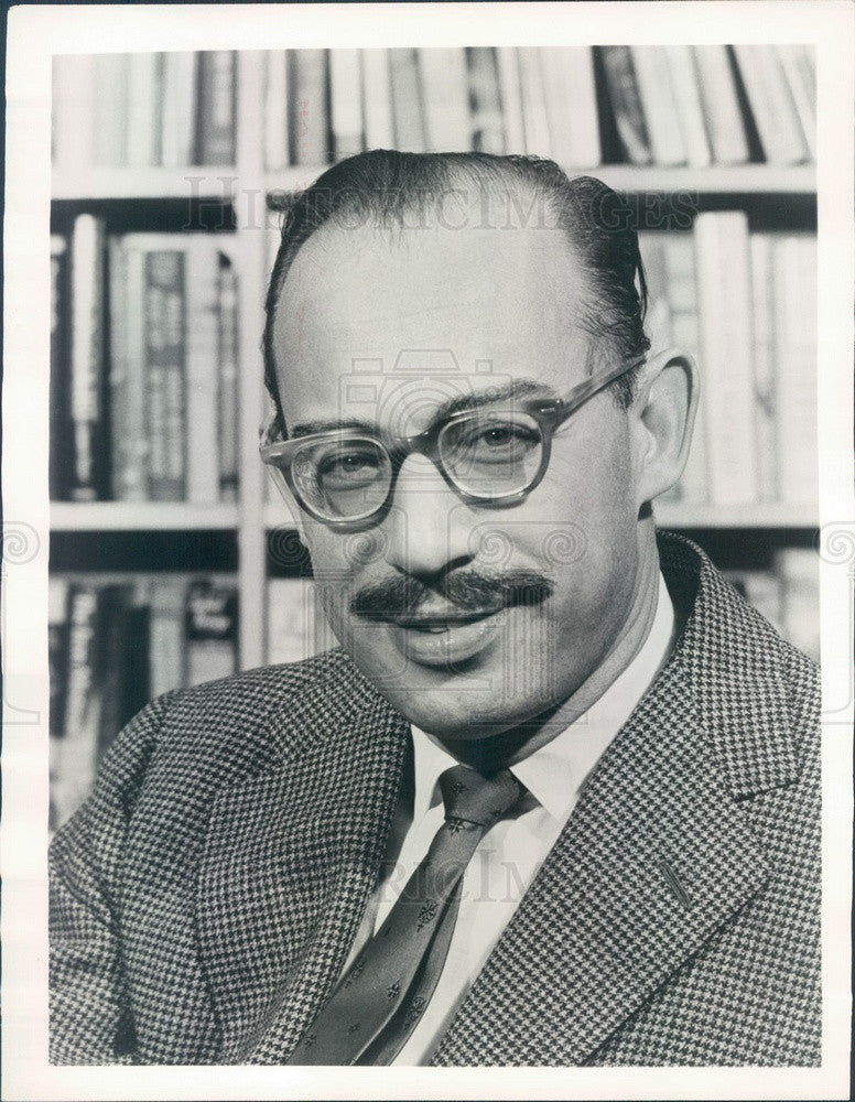 1962 American Author Norman Lobsenz Press Photo - Historic Images