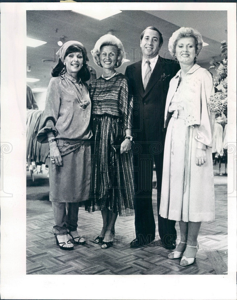 1978 New York Fashion Designer Eleanor Brenner &amp; Mrs Marvin Davis Press Photo - Historic Images
