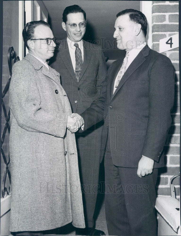 1957 Denver, Colorado Congregation Miccah President Burt Reuler #2 Press Photo - Historic Images