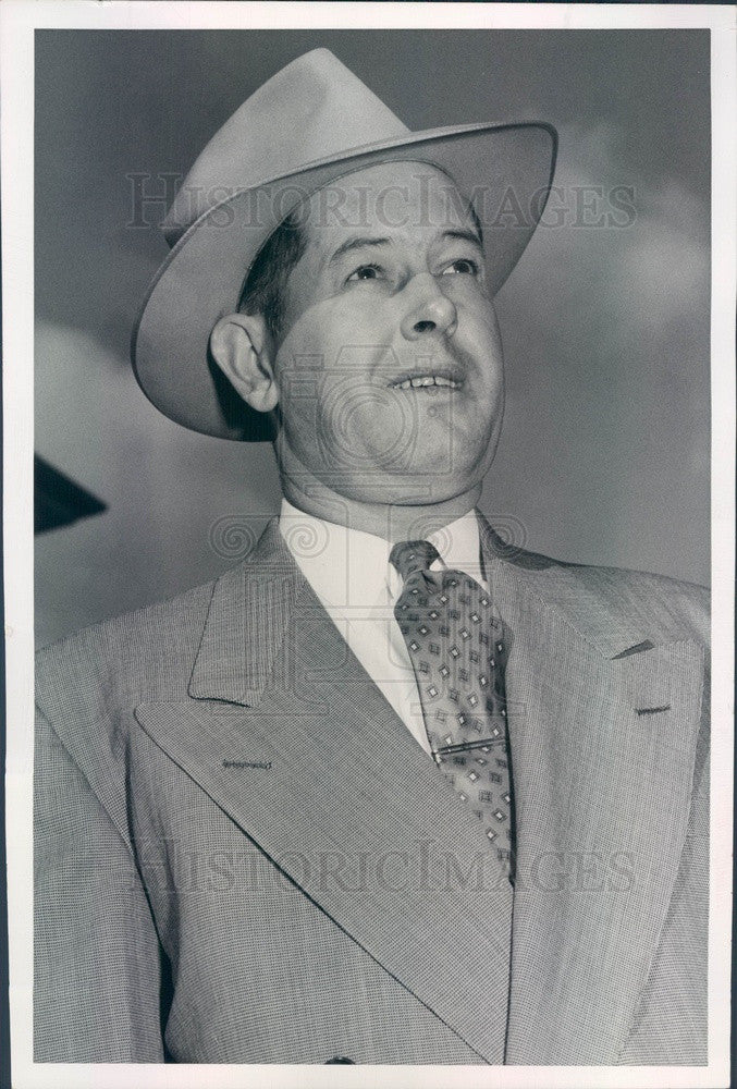 1952 Jefferson County, Colorado Sheriff Carl Enlow Press Photo - Historic Images