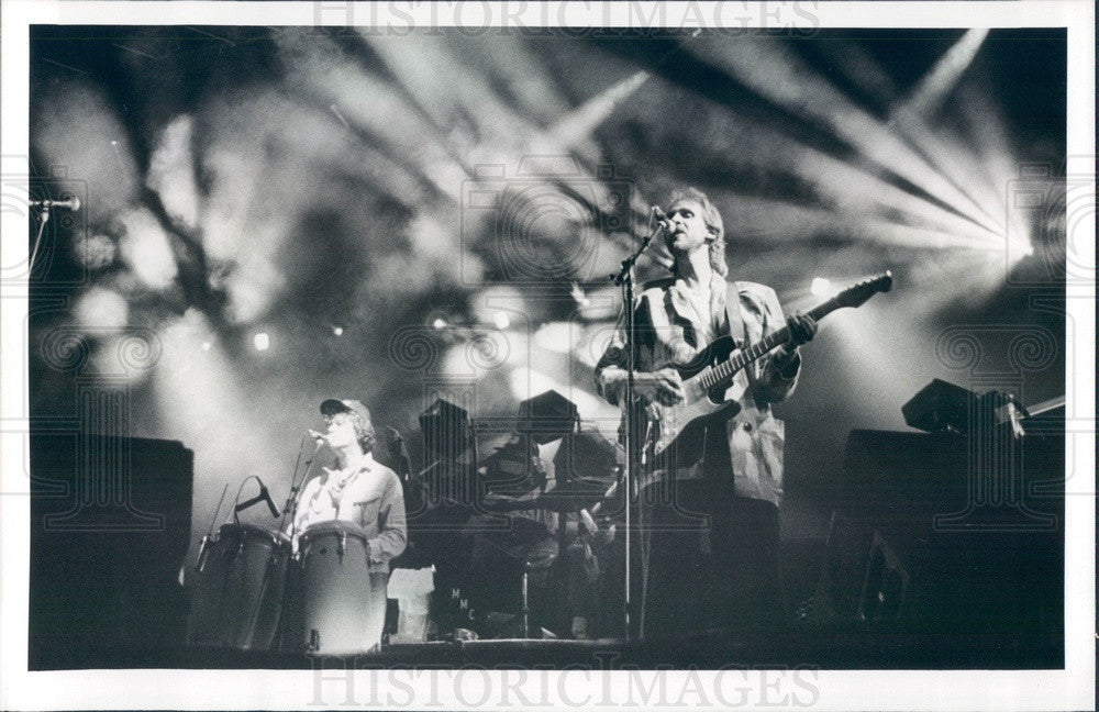 1989 British Rock Band Mike and the Mechanics Press Photo - Historic Images