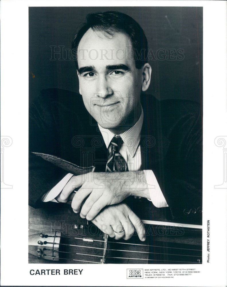 1997 New York Philharmonic Cellist Carter Brey Press Photo - Historic Images