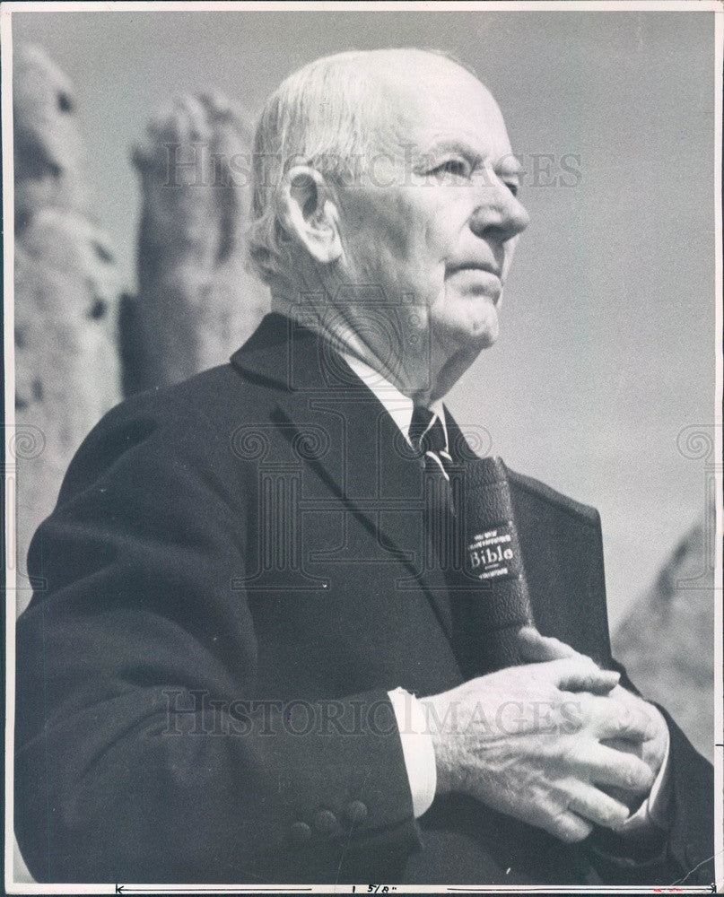 1956 Colorado Springs, CO Rev AW Luce, Garden of the Gods Easter Press Photo - Historic Images