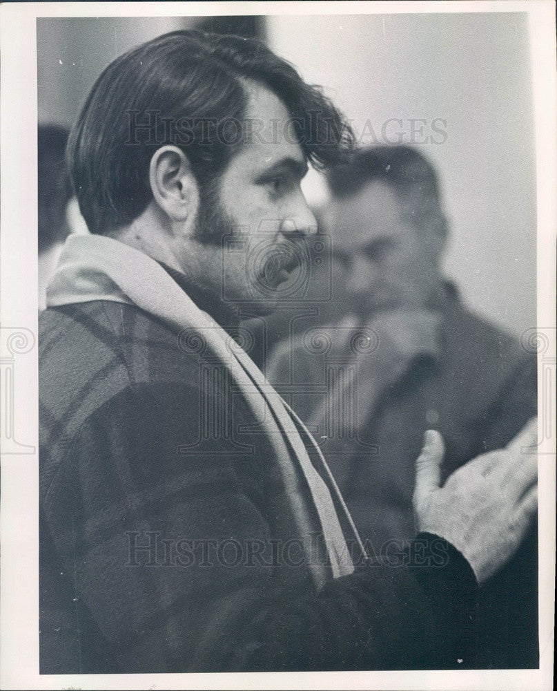 1969 University of Colorado SDS Leader John Buttny Press Photo - Historic Images