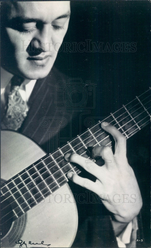 1973 Venezuelan Classical Guitarist Aliro Diaz Press Photo - Historic Images