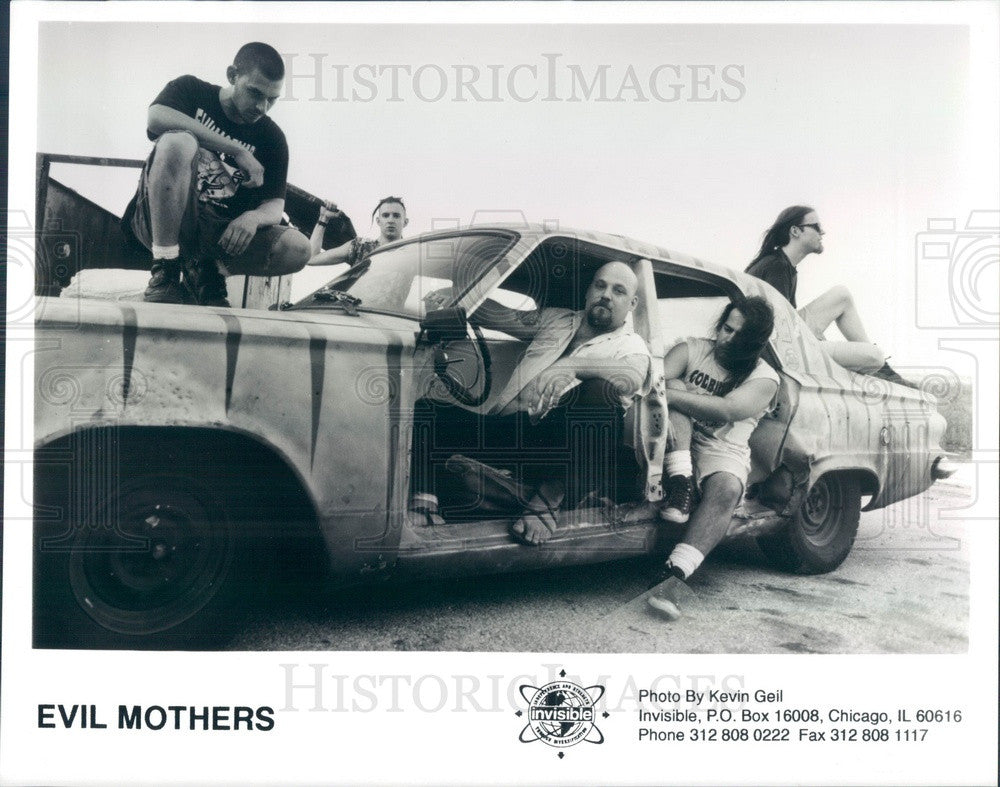 1994 Punk Rock Band Evil Mothers Press Photo - Historic Images