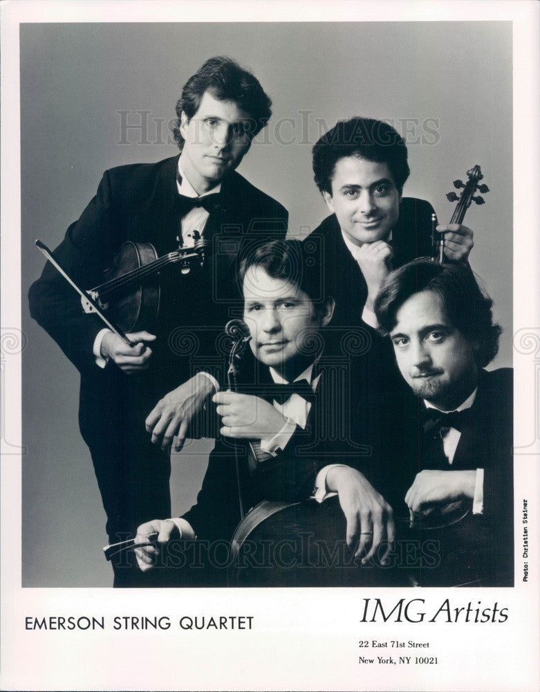 1999 Music Group Emerson String Quartet Press Photo - Historic Images