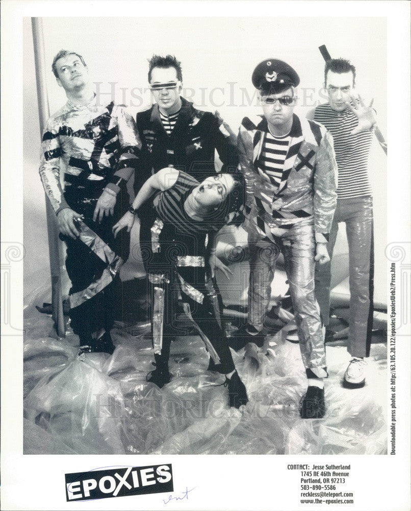 Undated New Wave Band Epoxies Press Photo - Historic Images