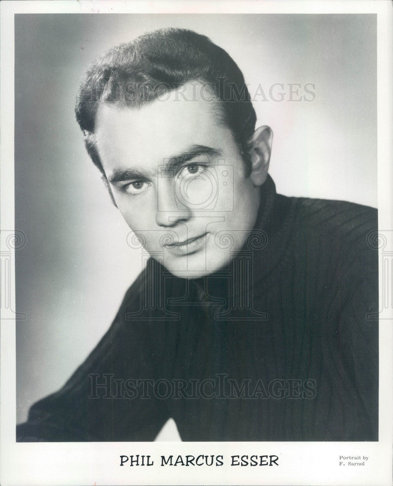 1967 Folk/Cabaret Singer &amp; Theatrical Producer Phil Marcus Esser Press Photo - Historic Images