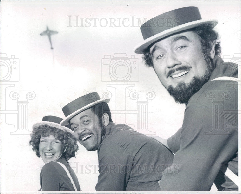 1978 Singer Phil Marcus Esser w/ Charlie Latimer/Mary Ann Pacquette Press Photo - Historic Images