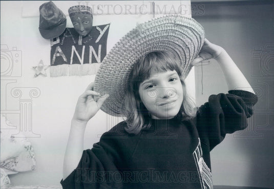 1991 American Broadway Actress Daisy Eagan Press Photo - Historic Images