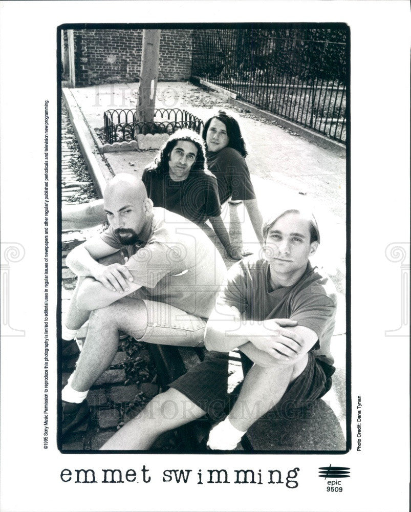 1995 Rock Band Emmet Swimming Press Photo - Historic Images