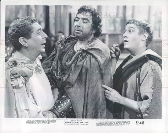 1953 Hollywood Actor Maurice Evans in Amdrocles and the Lion Press Photo - Historic Images