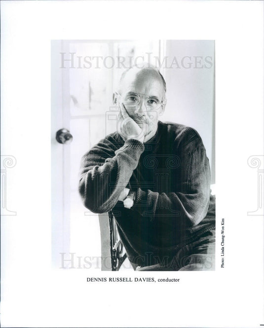 Undated American Conductor & Pianist Dennis Russell Davies