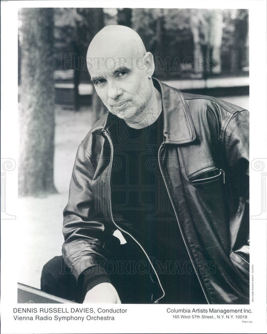 Undated American Conductor & Pianist Dennis Russell Davies Press Photo - Historic Images