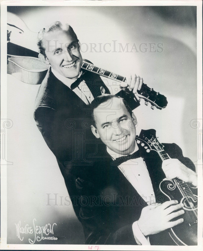 1963 Grammy Winning Country Musicians Homer and Jethro Press Photo - Historic Images