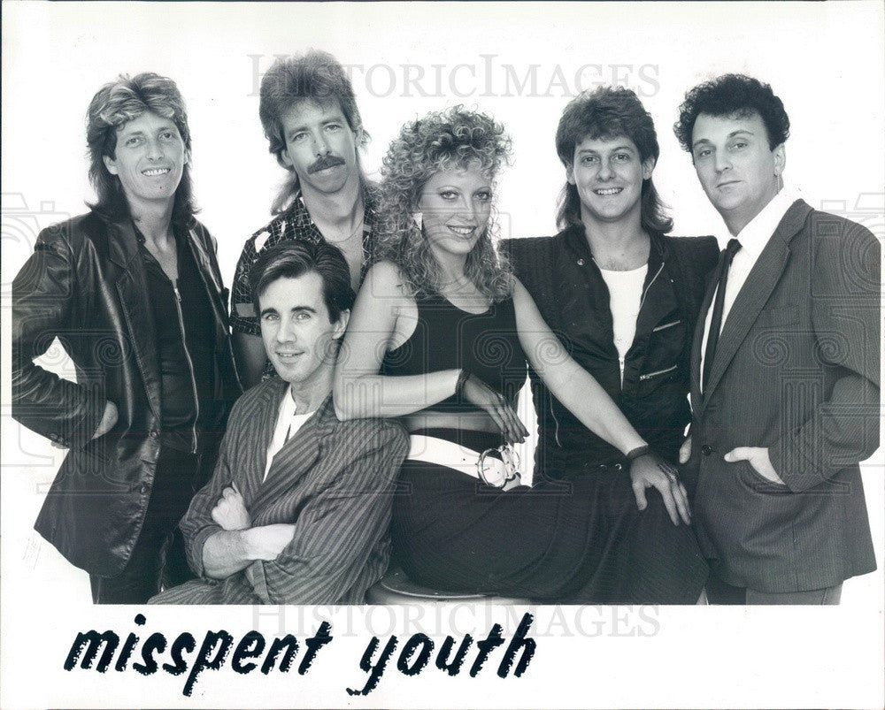 1985 Music Group Misspent Youth Press Photo - Historic Images