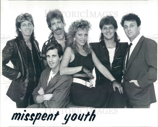 1985 Music Group Misspent Youth Press Photo - Historic Images