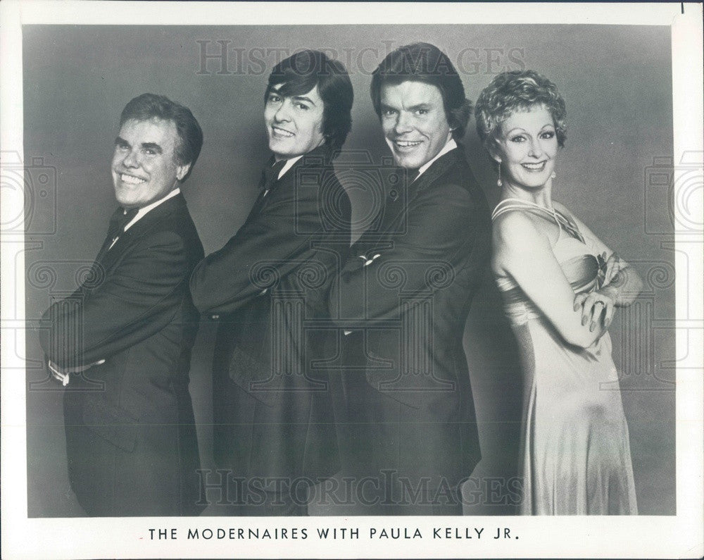 1981 Music Group The Modernaires Press Photo - Historic Images