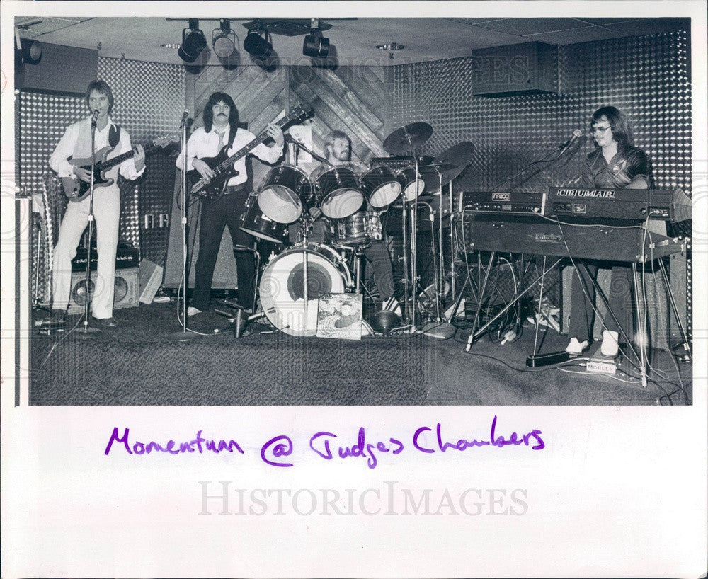 1981 Music Group Momentum Press Photo - Historic Images