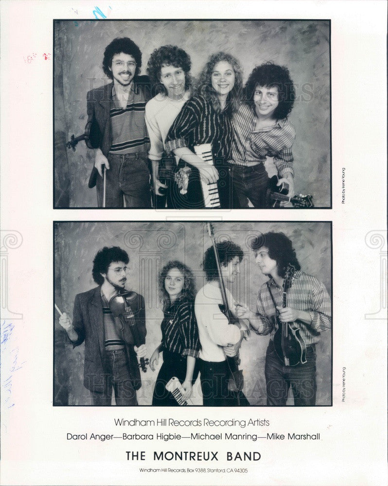 1987 Music Group The Montreux Band Press Photo - Historic Images