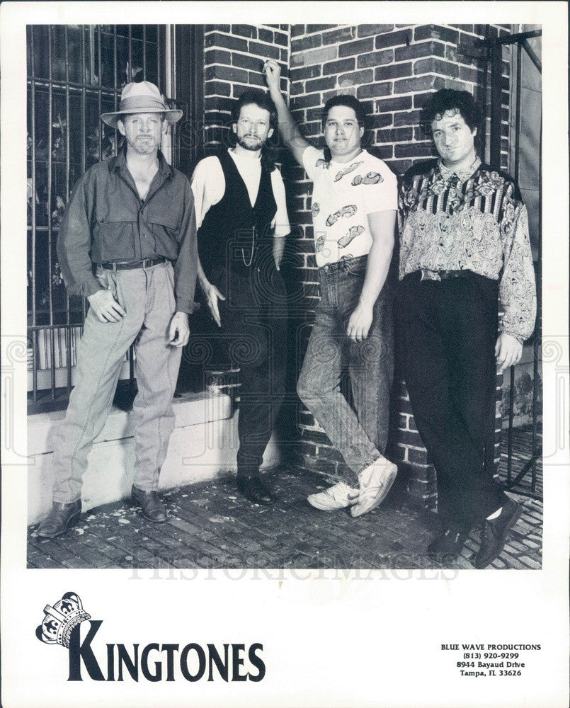 1991 Music Group The Kingtones Press Photo - Historic Images