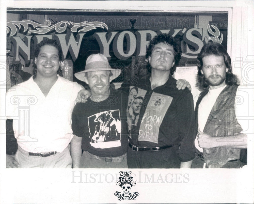 1990 Music Group The Kingtones Press Photo - Historic Images