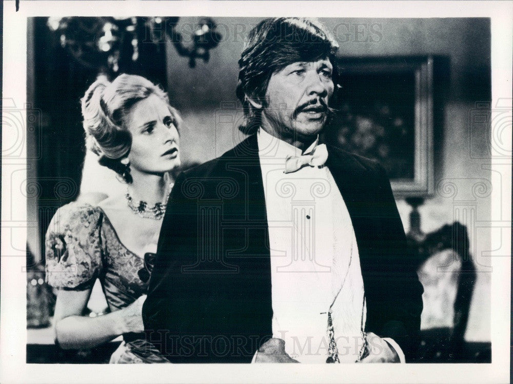 1978 Hollywood Actors Charles Bronson &amp; Jill Ireland Press Photo - Historic Images