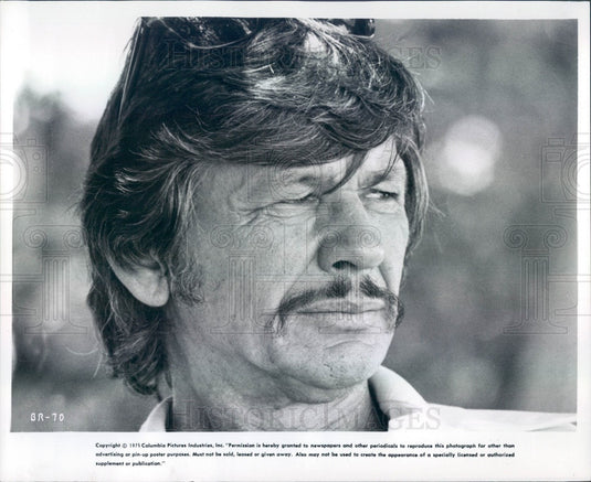 1975 American Hollywood Actor Charles Bronson Press Photo - Historic Images