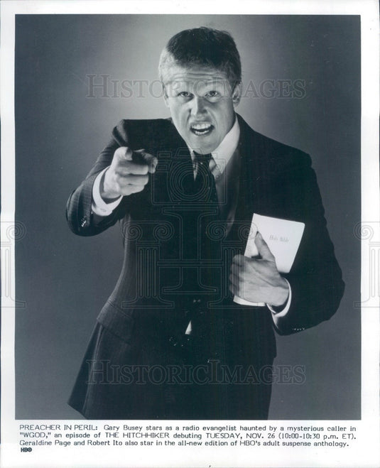 1987 American Hollywood Actor Gary Busey Press Photo - Historic Images