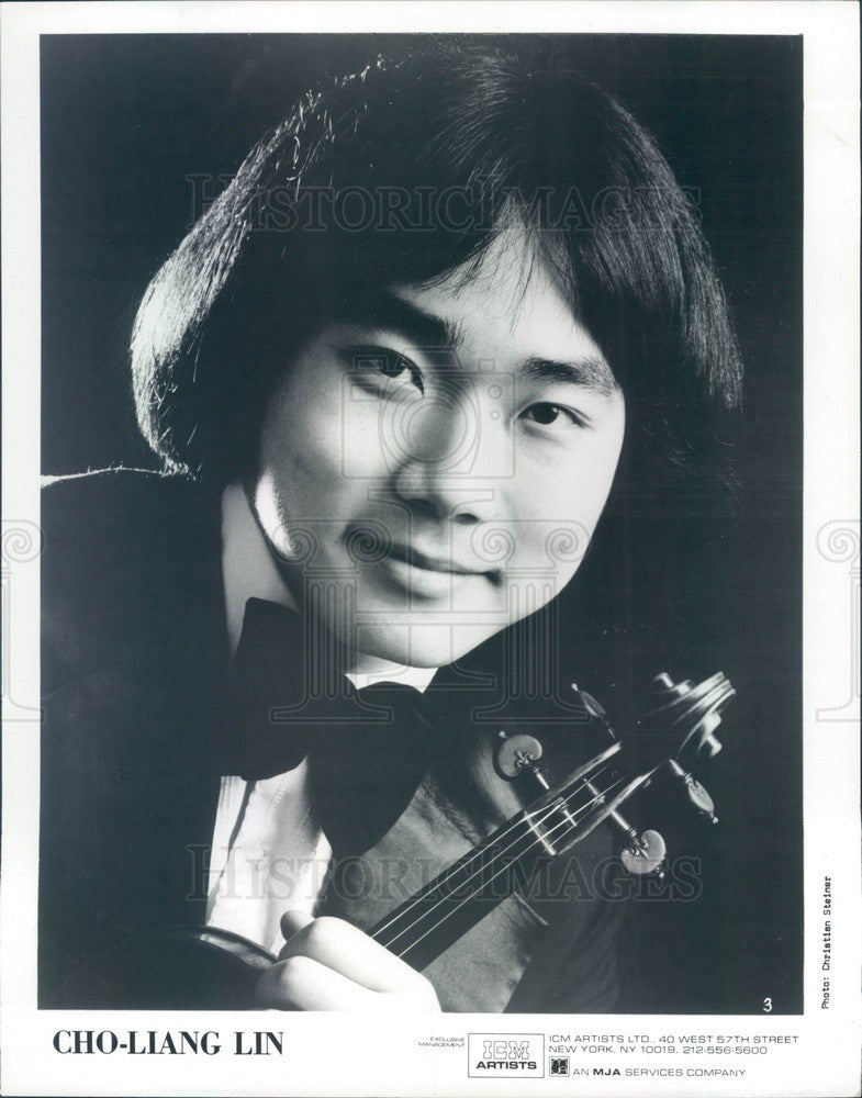 1980 Taiwanese American Violinist Cho-Liang Lin Press Photo - Historic Images