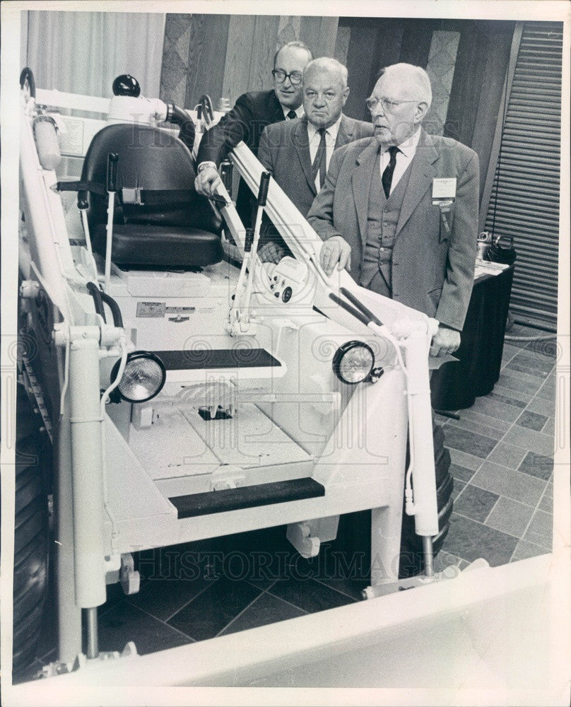 1968 Colorado Mining Assn Leaders Jack Rigg, Ted Adams Press Photo - Historic Images