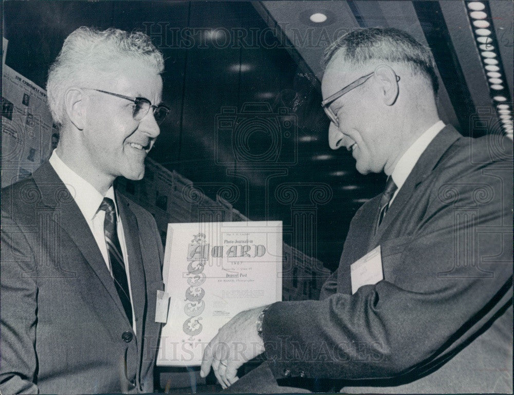 1968 Denver, Colorado Post Photographer Ed Maker & Ernest Anderson Press Photo - Historic Images