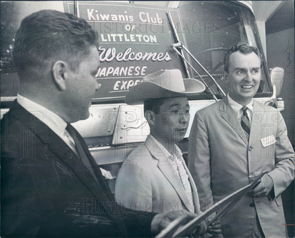 1967 Littleton, CO Mayor John Kingdom, Juntaro Yamada of Japan Press Photo - Historic Images