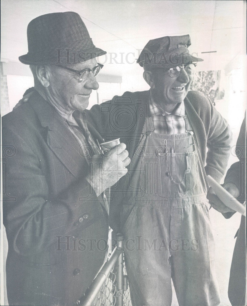 1967 Denver, Colorado City Park Foreman John Hoppas &amp; Carl Carlson Press Photo - Historic Images