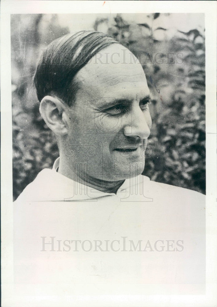 1963 Dominican Priest Rev Dominique Georges Pire, Nobel Peace Prize Press Photo - Historic Images