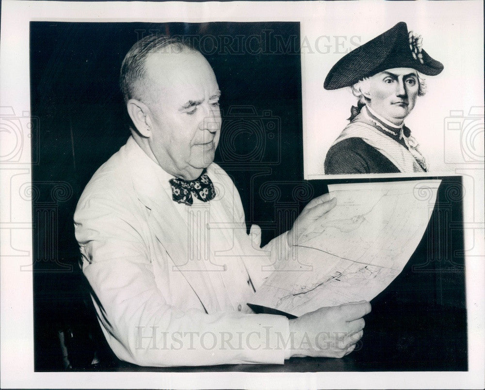 1953 Washington, DC Radio Commentator Charles Parmer Press Photo - Historic Images