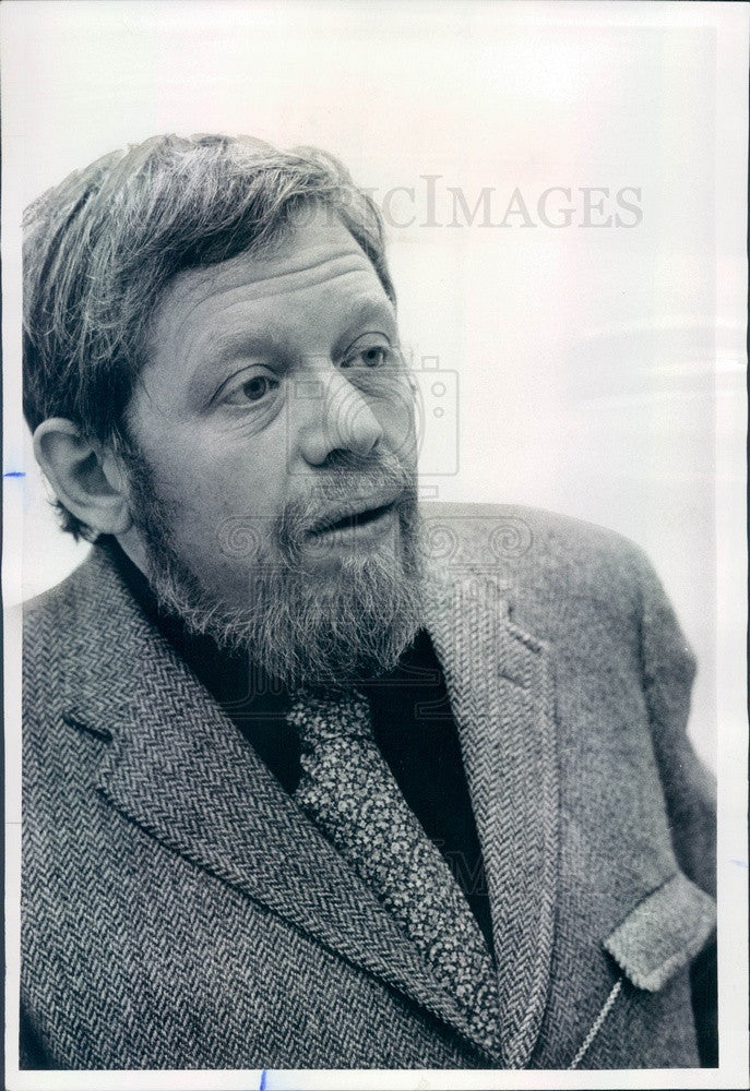 1976 Actor Severn Darden, Chicago Second City Theater Press Photo - Historic Images