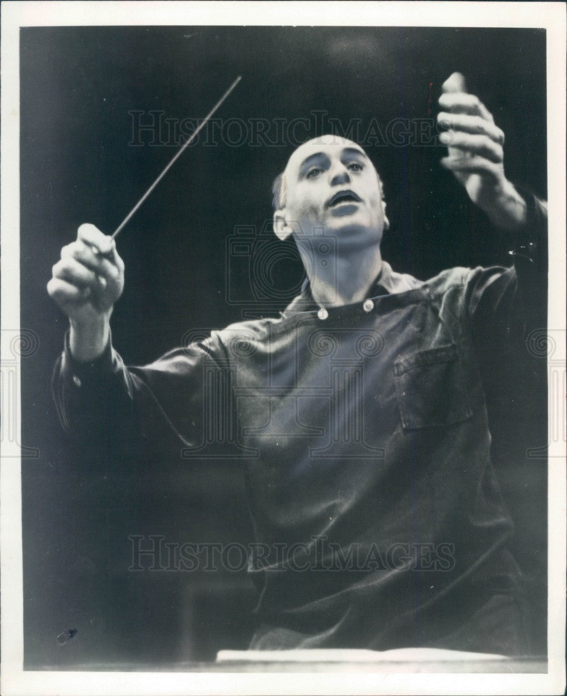 1963 Belgrade Opera Conductor Oskar Danon Press Photo - Historic Images