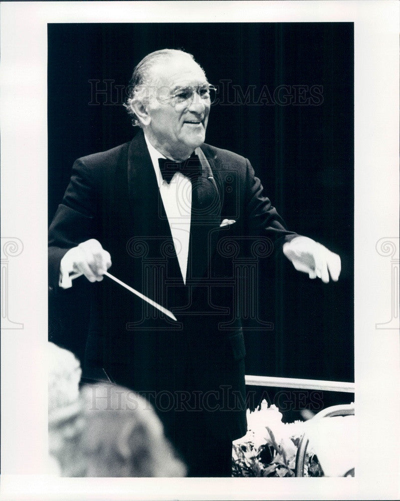 1989 Colorado Music Festival Conductor Harry Ellis Dickson Press Photo - Historic Images