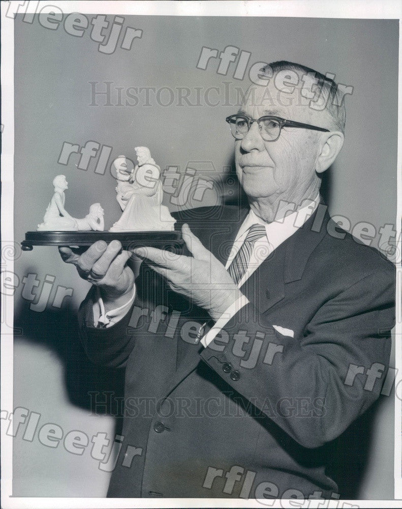 1957 Chicago, Illinois Oil & Coal Dealer John Reiner Press Photo adr107 - Historic Images
