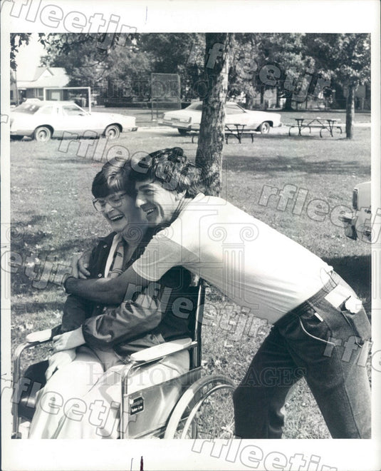 1982 American Stand-Up Comedian Tom Dreesen & Sister Darlene Press Photo adr109 - Historic Images
